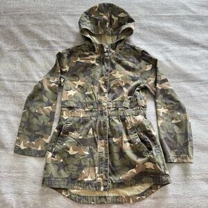 C&C California Kids Camouflage Hooded Jacket, Size 10